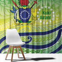 Te Maeva Nui Cook Islands Window Curtain 60th Independence Anniversary Proud
