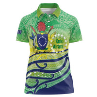 Te Maeva Nui Cook Islands Women Polo Shirt 60th Independence Anniversary Proud