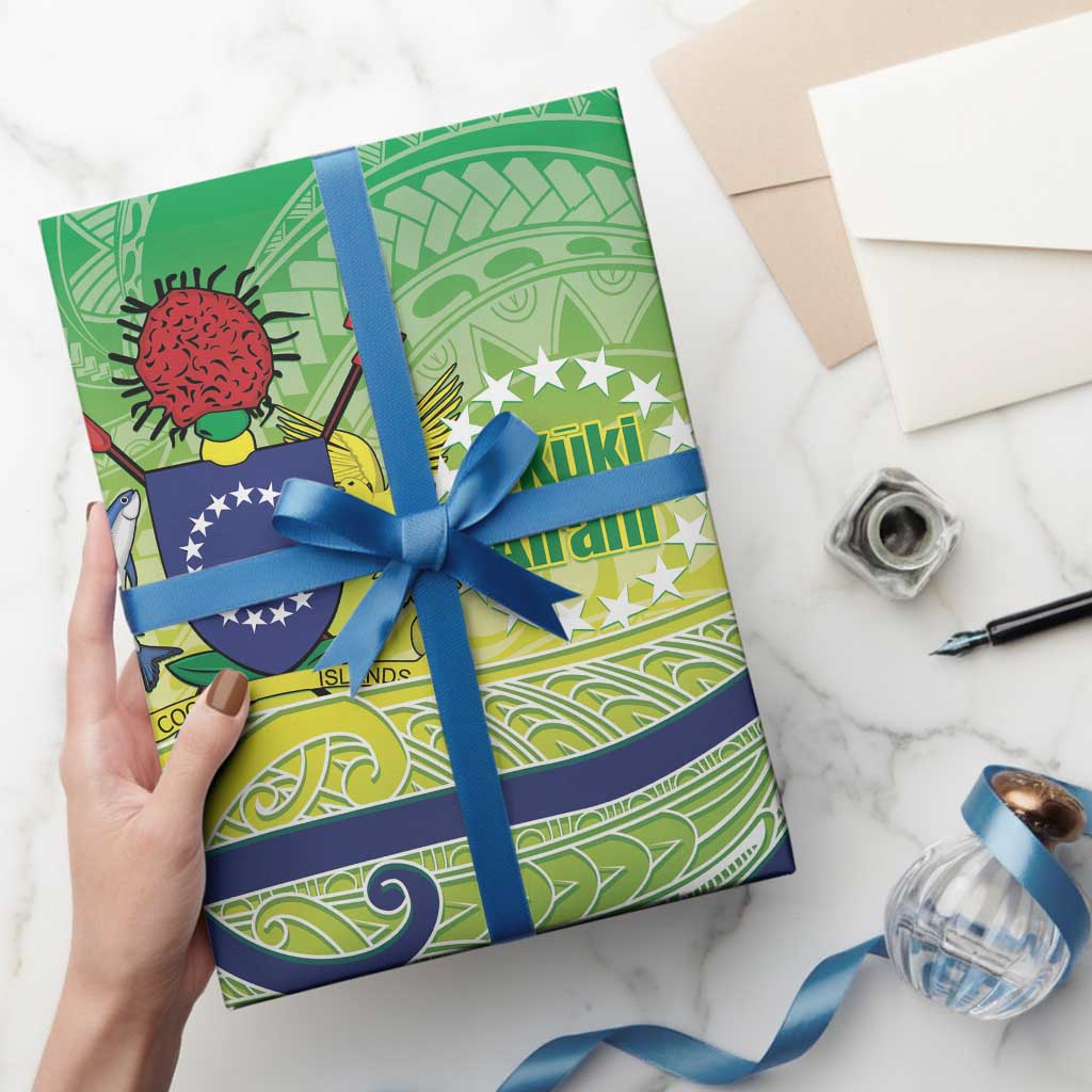 Te Maeva Nui Cook Islands Wrapping Paper 60th Independence Anniversary Proud - Polynesian Pride