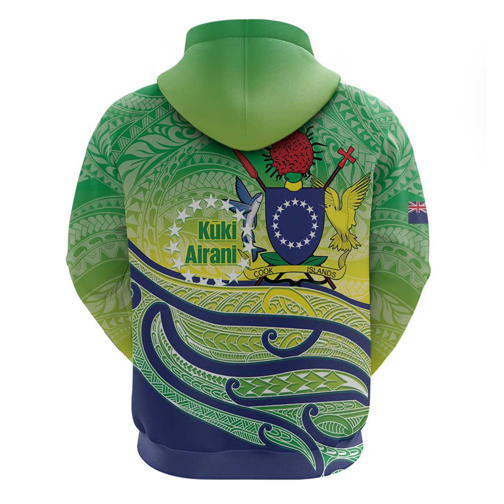 Te Maeva Nui Cook Islands Zip Hoodie 60th Independence Anniversary Proud LT14 - Polynesian Pride