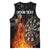 Personalised Aotearoa Darts Basketball Jersey Maori Koru Flaming Dartboard - Polynesian Pride