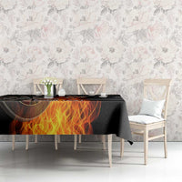 Personalised Aotearoa Darts Tablecloth Maori Koru Flaming Dartboard LT14 - Polynesian Pride