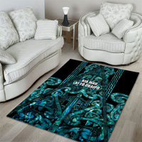 Maori Language Week Area Rug Kia Mau Ki To Ukaipo Paua Shell Color LT14 - Polynesian Pride