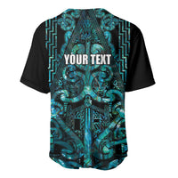 Maori Language Week Personalised Baseball Jersey Kia Mau Ki To Ukaipo Paua Shell Color LT14 - Polynesian Pride