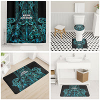 Maori Language Week Bathroom Set Kia Mau Ki To Ukaipo Paua Shell Color LT14 - Polynesian Pride