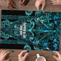 Maori Language Week Puzzle Kia Mau Ki To Ukaipo Paua Shell Color LT14 - Polynesian Pride