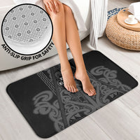Maori Language Week Bathroom Set Kia Mau Ki To Ukaipo Grey Color LT14 - Polynesian Pride