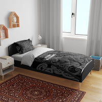 Maori Language Week Bedding Set Kia Mau Ki To Ukaipo Grey Color LT14 - Polynesian Pride