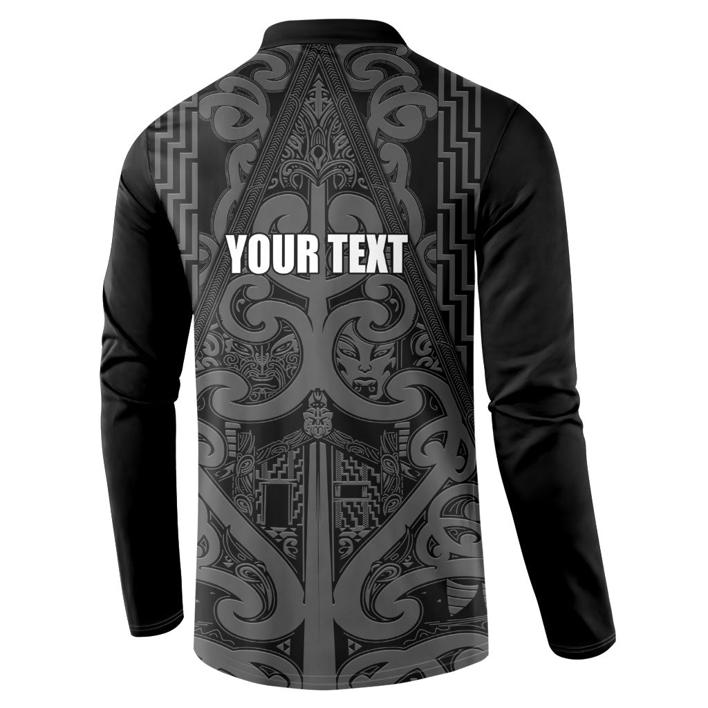 Maori Language Week Personalised Button Sweatshirt Kia Mau Ki To Ukaipo Grey Color LT14 - Polynesian Pride
