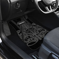 Maori Language Week Personalised Car Mats Kia Mau Ki To Ukaipo Grey Color LT14 - Polynesian Pride