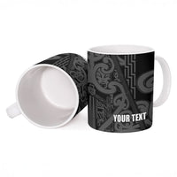 Maori Language Week Personalised Ceramic Mug Kia Mau Ki To Ukaipo Grey Color LT14 - Polynesian Pride