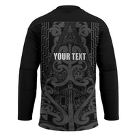 Maori Language Week Personalised Hockey Jersey Kia Mau Ki To Ukaipo Grey Color LT14 - Polynesian Pride