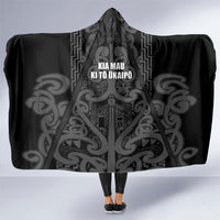 Maori Language Week Hooded Blanket Kia Mau Ki To Ukaipo Grey Color LT14 One Size Grey - Polynesian Pride