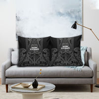 Maori Language Week Pillow Cover Kia Mau Ki To Ukaipo Grey Color LT14 - Polynesian Pride