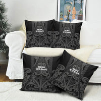 Maori Language Week Pillow Cover Kia Mau Ki To Ukaipo Grey Color LT14 - Polynesian Pride