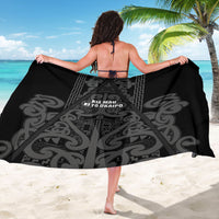 Maori Language Week Sarong Kia Mau Ki To Ukaipo Grey Color LT14 - Polynesian Pride