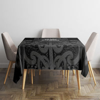Maori Language Week Tablecloth Kia Mau Ki To Ukaipo Grey Color LT14 - Polynesian Pride