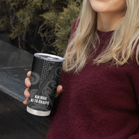 Maori Language Week Personalised Tumbler Cup Kia Mau Ki To Ukaipo Grey Color LT14 - Polynesian Pride