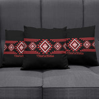 Aotearoa Atua Tumatauenga Pillow Cover Maori God Of War Taniko Motifs LT14 - Polynesian Pride