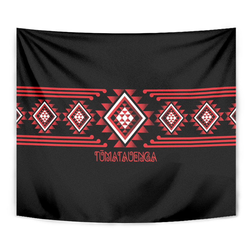 Aotearoa Atua Tumatauenga Tapestry Maori God Of War Taniko Motifs LT14 - Polynesian Pride