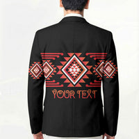 Aotearoa Atua Ruaumoko Personalised Blazer Maori Powerful God Taniko Motifs LT14 - Polynesian Pride