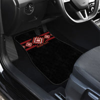 Aotearoa Atua Ruaumoko Personalised Car Mats Maori Powerful God Taniko Motifs LT14 - Polynesian Pride
