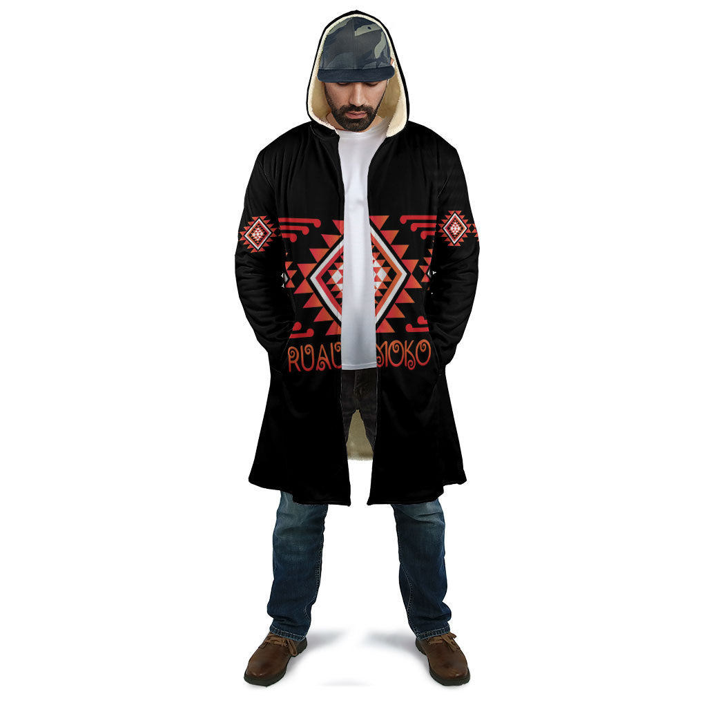 Aotearoa Atua Ruaumoko Personalised Cloak Maori Powerful God Taniko Motifs LT14 - Polynesian Pride