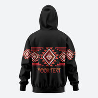 Aotearoa Atua Ruaumoko Personalised Hoodie Maori Powerful God Taniko Motifs LT14 - Polynesian Pride