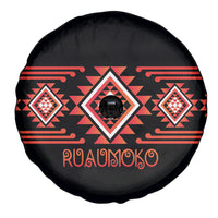Aotearoa Atua Ruaumoko Spare Tire Cover Maori Powerful God Taniko Motifs LT14 - Polynesian Pride