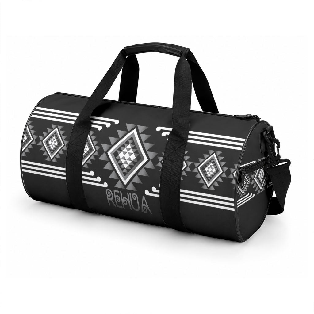 Aotearoa Atua Rehua Duffle Bag Maori God Of Healing Taniko Motifs