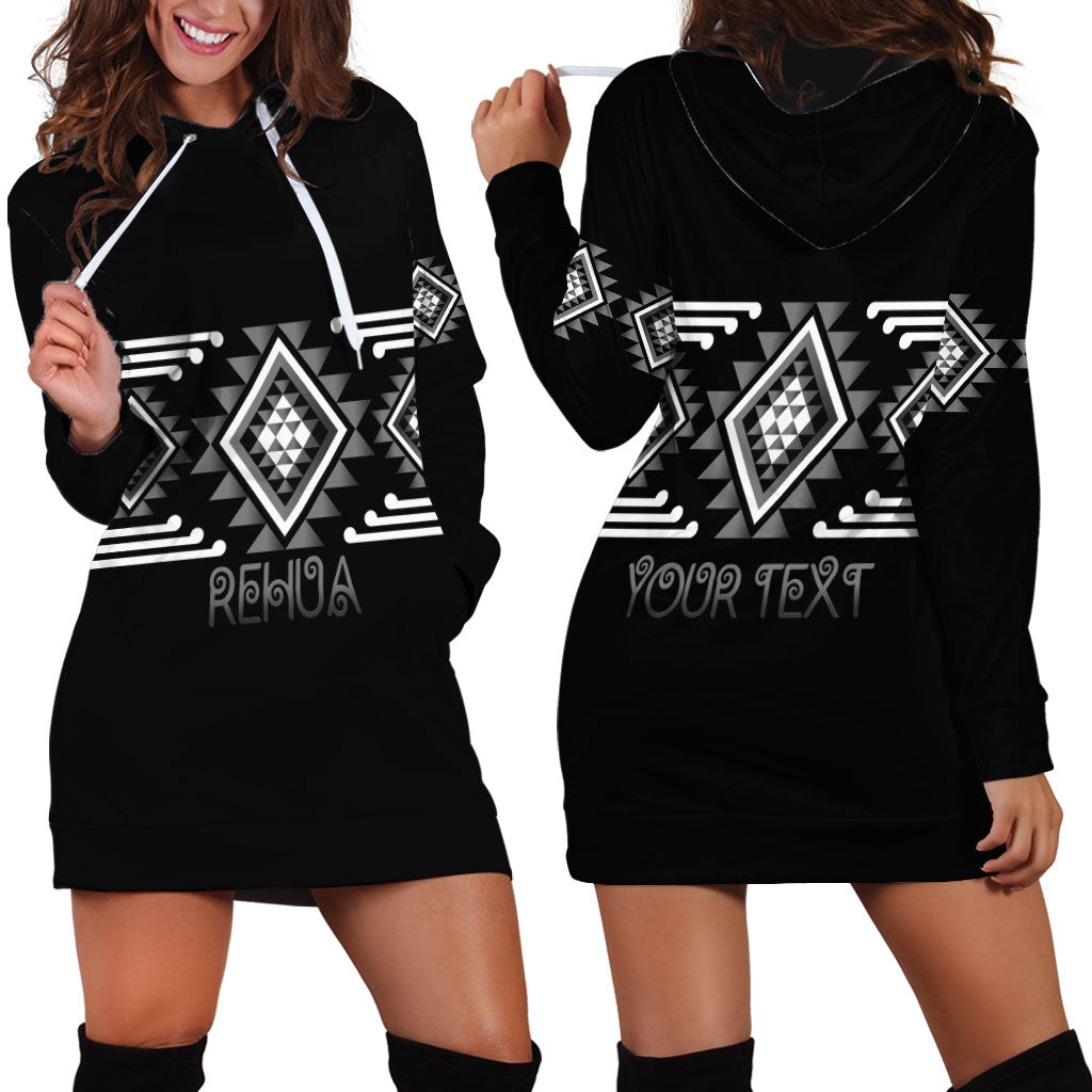 Aotearoa Atua Rehua Personalised Hoodie Dress Maori God Of Healing Taniko Motifs LT14 - Polynesian Pride