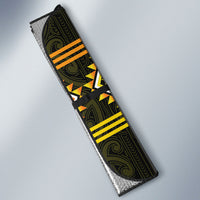 Aotearoa Atua Mahuika Auto Sun Shade Maori Goddess Of Fire Taniko Motifs LT14 - Polynesian Pride