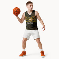 Aotearoa Atua Mahuika Personalised Basketball Jersey Maori Goddess Of Fire Taniko Motifs LT14 - Polynesian Pride