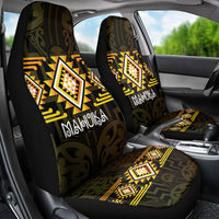 Aotearoa Atua Mahuika Car Seat Cover Maori Goddess Of Fire Taniko Motifs LT14 - Polynesian Pride