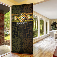 Aotearoa Atua Mahuika Personalised Door Cover Maori Goddess Of Fire Taniko Motifs LT14 - Polynesian Pride