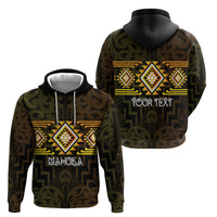 Aotearoa Atua Mahuika Personalised Hoodie Maori Goddess Of Fire Taniko Motifs LT14 - Polynesian Pride