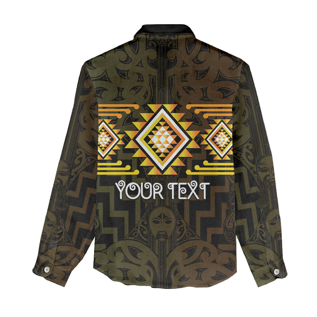 Aotearoa Atua Mahuika Personalised Women Casual Shirt Maori Goddess Of Fire Taniko Motifs LT14 - Polynesian Pride