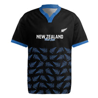 New Zealand Silver Fern Cricket Custom Rugby Jersey Black Cap T20 Version - Polynesian Pride