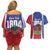 Personalized Haiti 1804 Couples Matching Off Shoulder Short Dress and Hawaiian Shirt Happy 221st Independence Anniversary