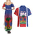 Personalized Haiti 1804 Couples Matching Summer Maxi Dress and Hawaiian Shirt Happy 221st Independence Anniversary