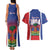 Personalized Haiti 1804 Couples Matching Tank Maxi Dress and Hawaiian Shirt Happy 221st Independence Anniversary