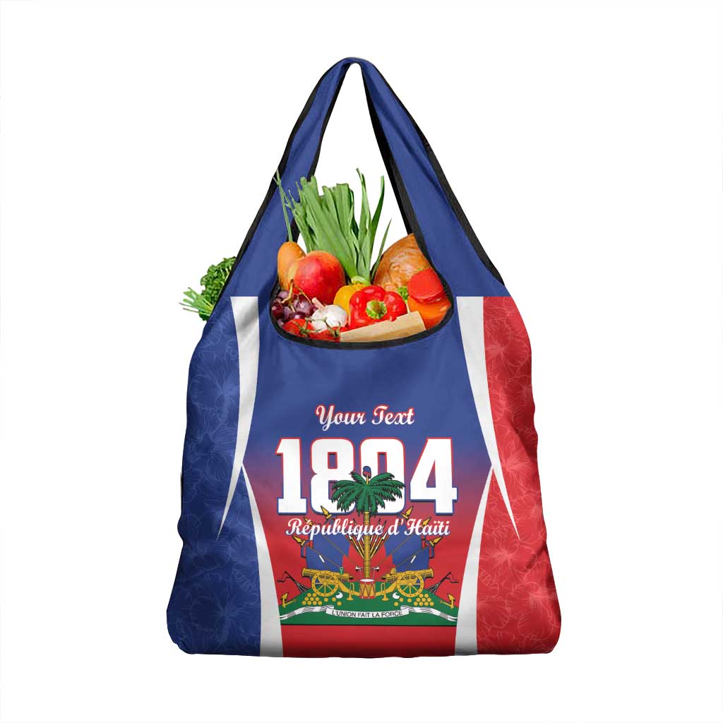 Personalized Haiti 1804 Grocery Bag Happy Ayiti Independence Day LT14