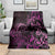 Pink Aoteara Horse Racing Blanket NZ Maori Pattern