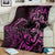 Pink Aoteara Horse Racing Blanket NZ Maori Pattern