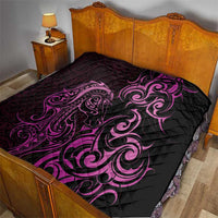 Pink Aoteara Horse Racing Quilt NZ Maori Pattern