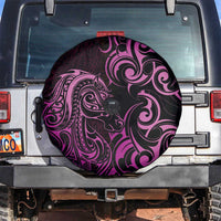 Pink Aotearoa Horse Racing Spare Tire Cover NZ Maori Pattern LT14 Pink - Polynesian Pride