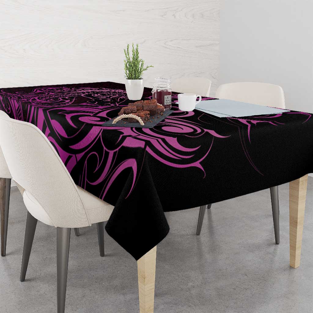 Pink Aotearoa Horse Racing Tablecloth NZ Maori Pattern LT14 - Polynesian Pride