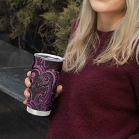 Pink Aotearoa Horse Racing Tumbler Cup NZ Maori Pattern LT14 - Polynesian Pride