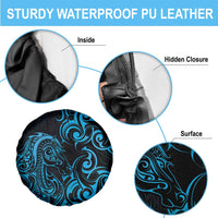 Blue Aotearoa Horse Racing Spare Tire Cover NZ Maori Pattern LT14 - Polynesian Pride