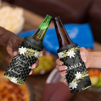 Born And Raised Aloha Hawaii 4 in 1 Can Cooler Tumbler Kanaka Kakau Hawaiian Tiare Pakalana Lei - Polynesian Pride